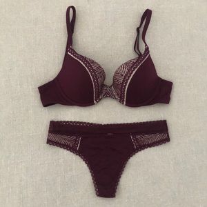 Body by Victoria Perfect Shape Bra and Thong Set